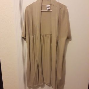 Tan cardigan